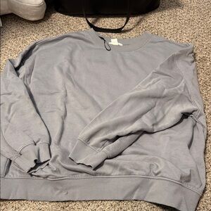 H&M Women's Crewneck Sweater in Light Gray